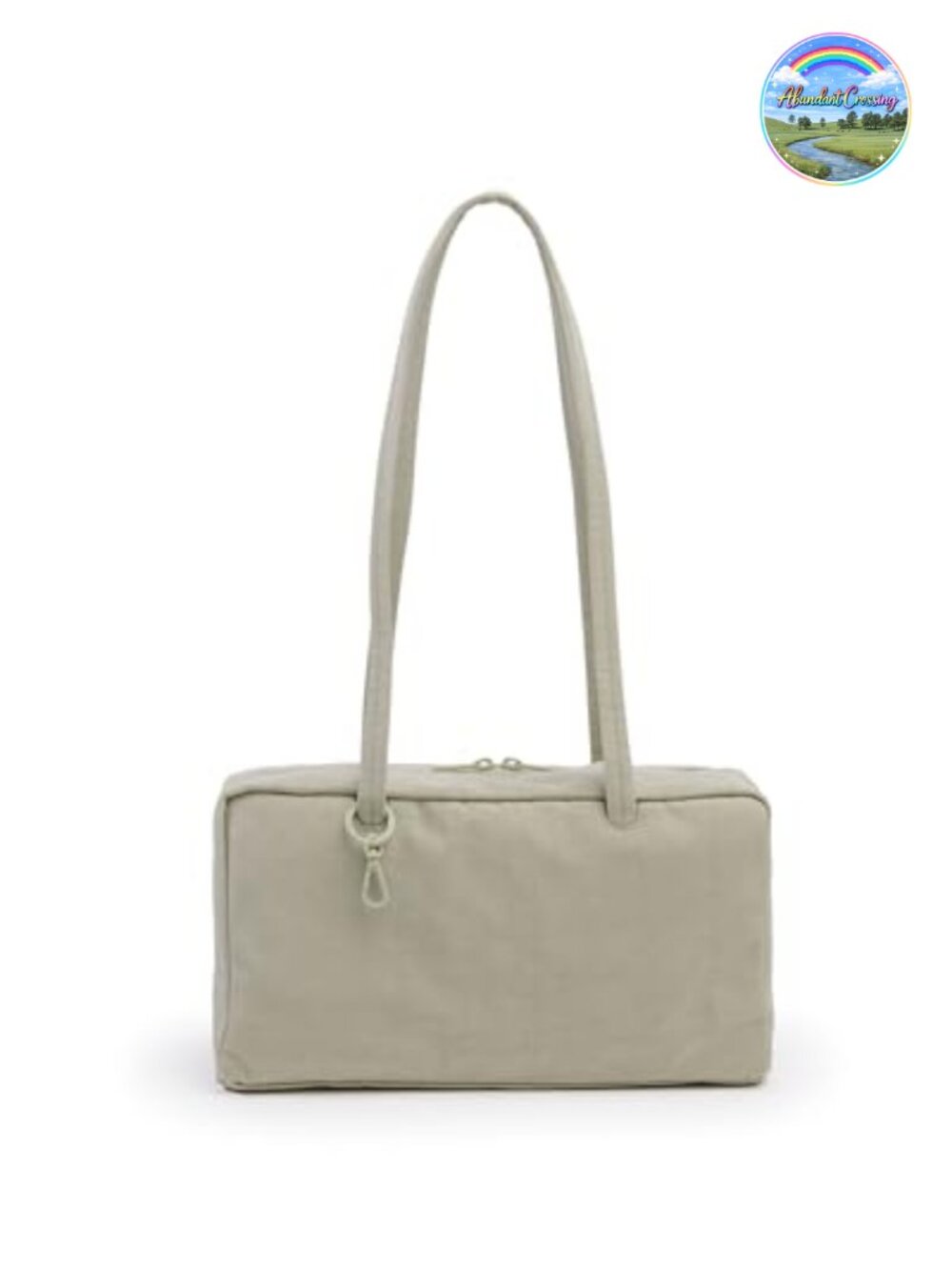 Recycled Nylon Bowler Bag with Shoulder Straps - 14 Drop Handle